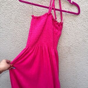 Juicy Couture Hot Pink Strapless Top